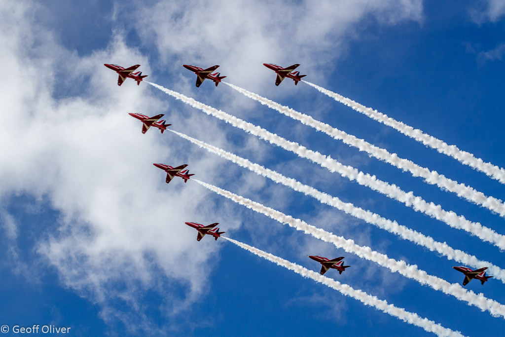 The Red Arraws Flypast, The Victory Show 2013